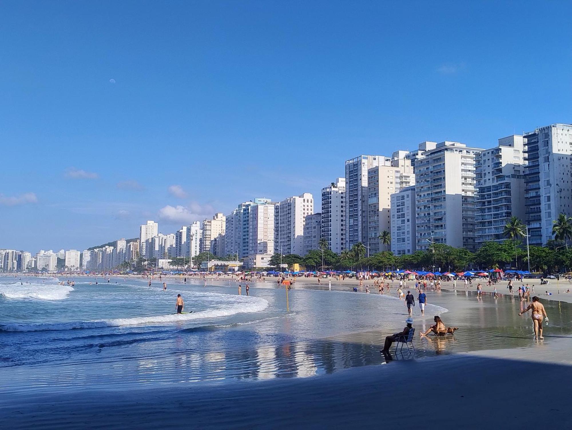 Apartamento Edificio Arpoador Guaruja Ngoại thất bức ảnh